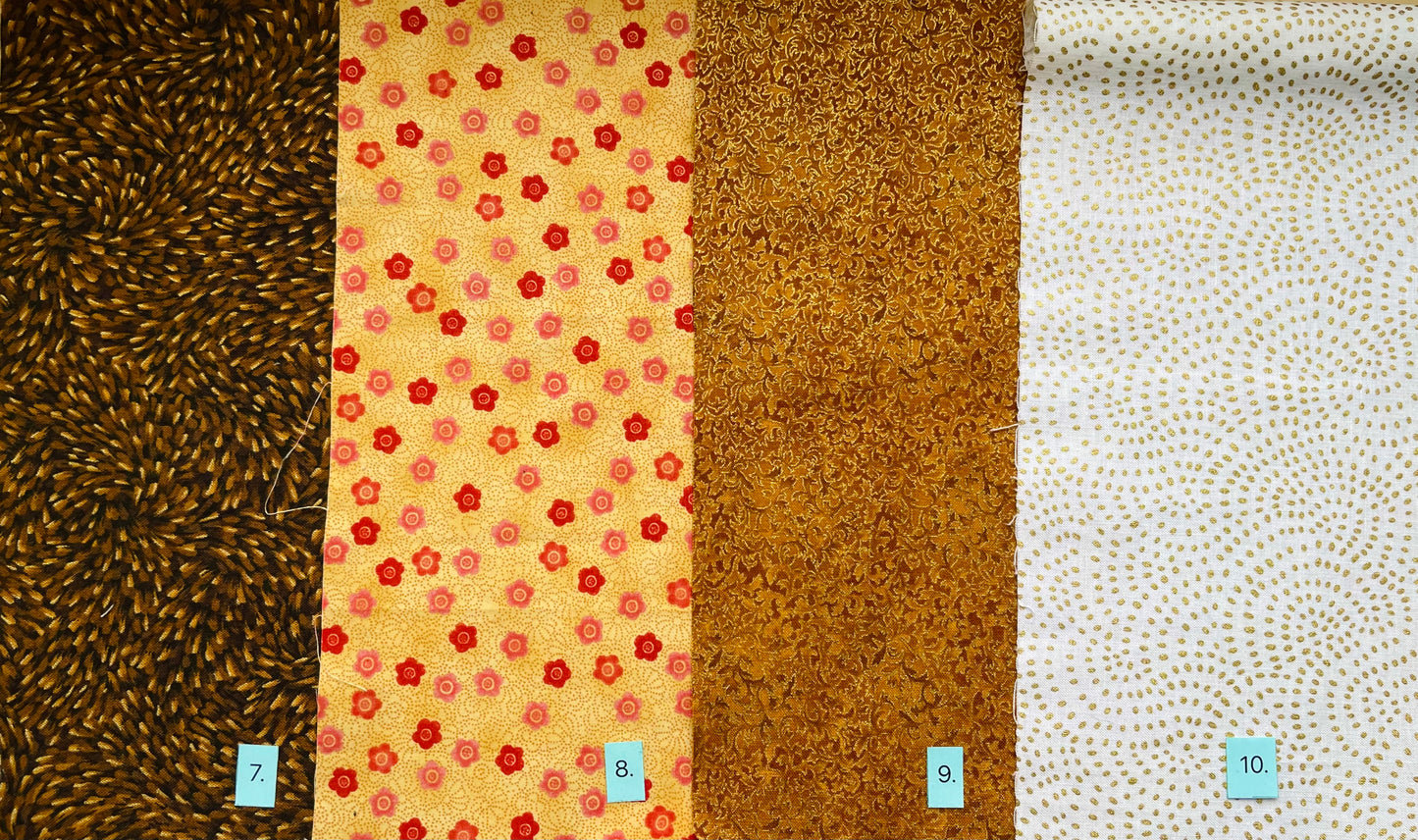 Daruma porte-bonheur façon sashiko